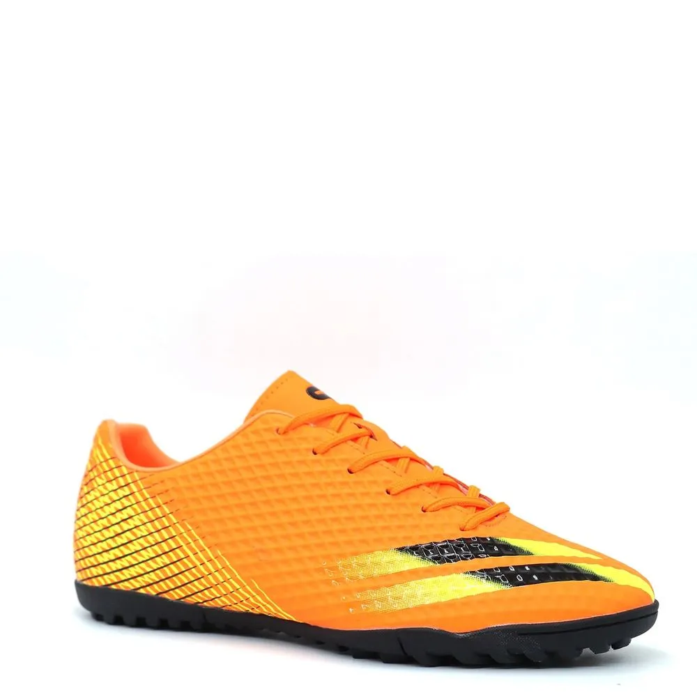 Zapatillas de Fútbol para Niño PATRICK ANCHELOTI/N Anaranjado Negro