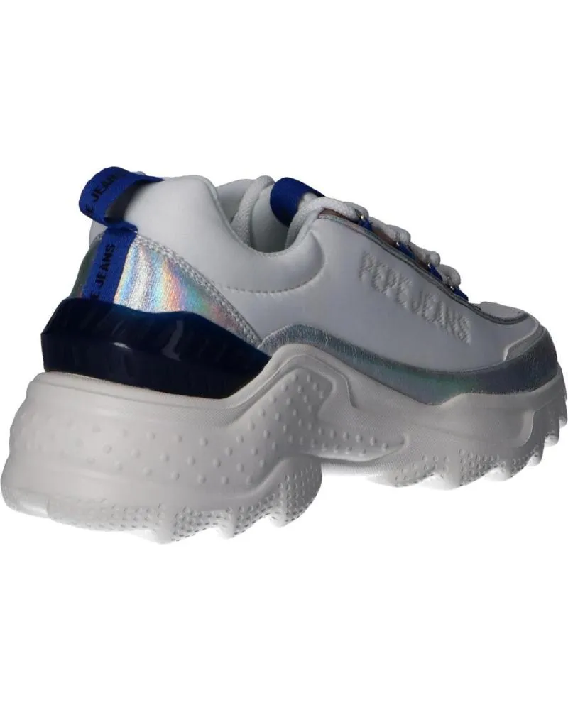 Zapatillas deporte de Mujer PEPE JEANS PLS31001 ECCLES 800 WHITE