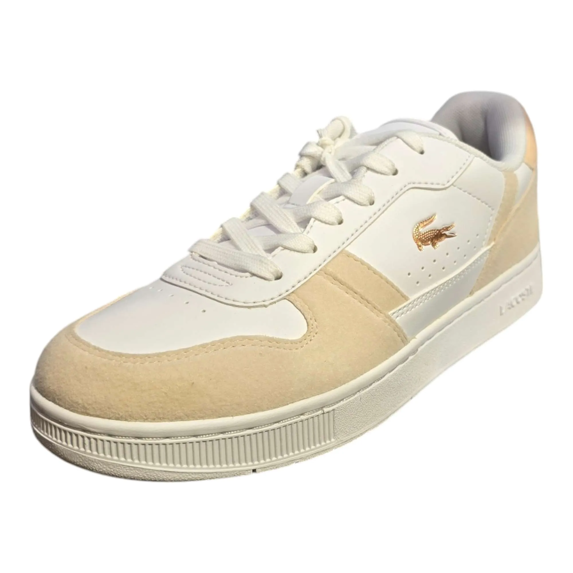 ZAPATILLAS LACOSTE MUJER TCLIP BEIGE