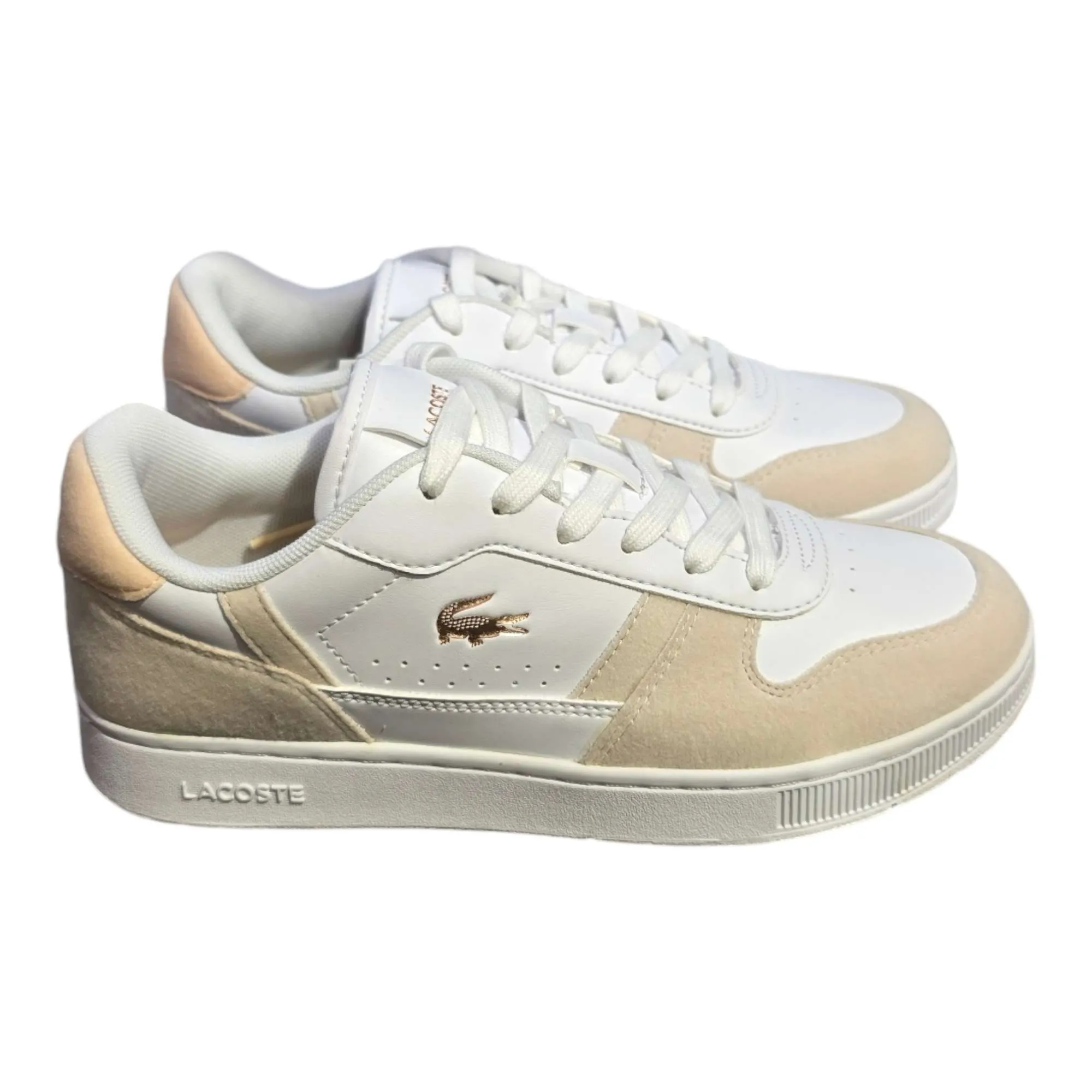 ZAPATILLAS LACOSTE MUJER TCLIP BEIGE