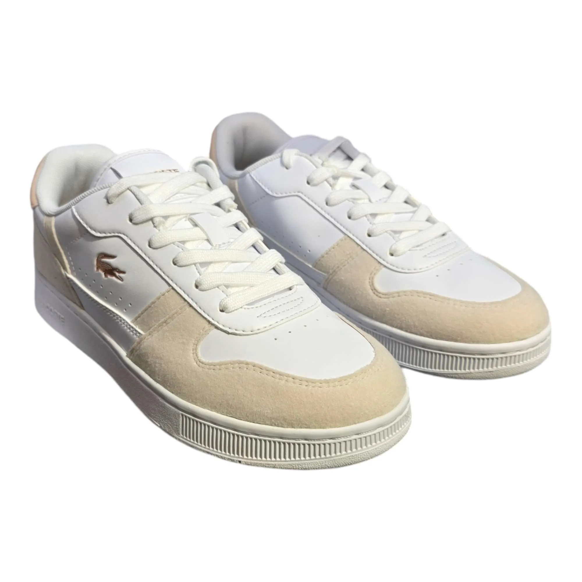 ZAPATILLAS LACOSTE MUJER TCLIP BEIGE