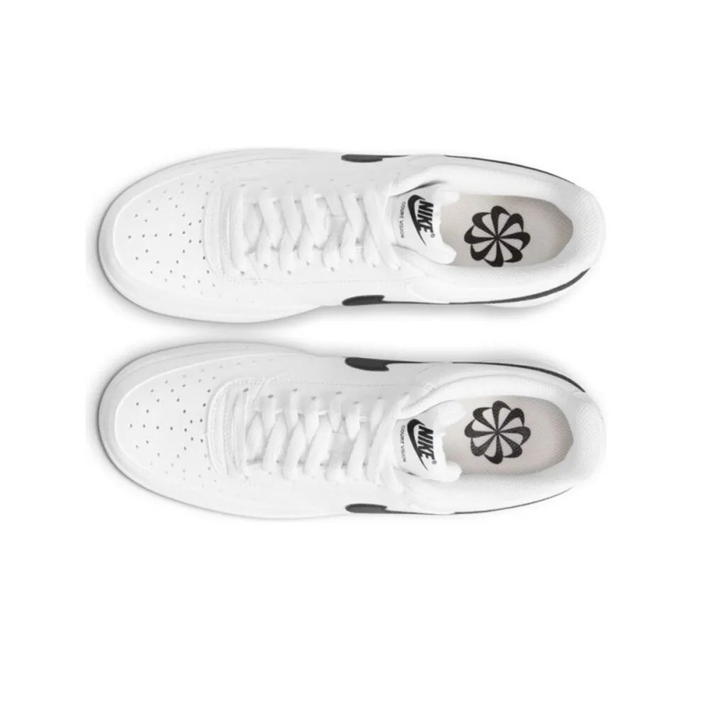 ZAPATILLAS NIKE COURT VISION LOW NN BLANCO NEGRO DH2987101