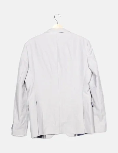 Zara Traje gris textura
